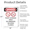 Signmission Paint Storage Area, 18 in W x Rectangle, Aluminum OS-2PACK-DS-A-1824-V-1516 - alternate 6